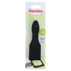 Gourmetspatels 14 cm 6 stuks nylon zwart