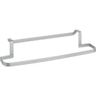 Handdoekhouder 30 cm zilver