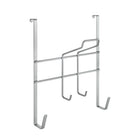 Strijksethouder over de deur 28x12x28 cm zilver