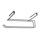 Keukenrolhouder 35x18x10 cm zwart