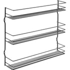 Kruidenrek 3 etages 36x32x8 cm zwart