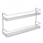 Kruidenrek 36x8x19 cm zilver 2 etages
