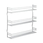 Kruidenrek 3 etages 36x8x32 cm zilver