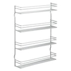 Kruidenrek 36x8x45 cm zilver 4 etages