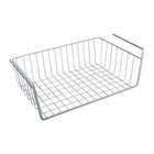Opbergmand 40x26x14 cm zilver