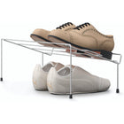 Schoenenrek 42x24x17 cm wit set van 2
