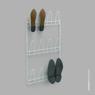 Metaltex Wall-Mounted Shoe Rack Penny 6 Pairs of Shoes 41x77 cm White