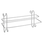 Handdoekrek radiator 39x15x20 cm zilver