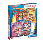 Paw Patrol puzzel 2x20 stukjes 26,8x18 cm