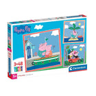 Peppa Pig puzzel 3x48 stukjes 21x20.5 cm