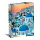 Clementoni High Quality Collection Jigsaw Puzzle + Poster Santorini 1000 Pieces