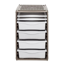 Bama Ri,Ordino Opbergsysteem 34X41X53 Cm Taupe/Wit