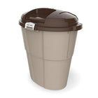 Voedselcontainer 60L beige taupe 54x39x67 cm
