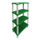 Opbergsysteem 80x40x137 cm groen 4 planken