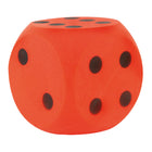 Dobbelsteen foam 16 cm rood