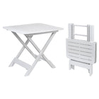 Campingtafel 72x79x70 cm wit vouwbaar