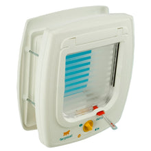 Ferplast Kattenluik Swing 7 Set Magnetisch 4 Standen Wit 72104011 Blauw