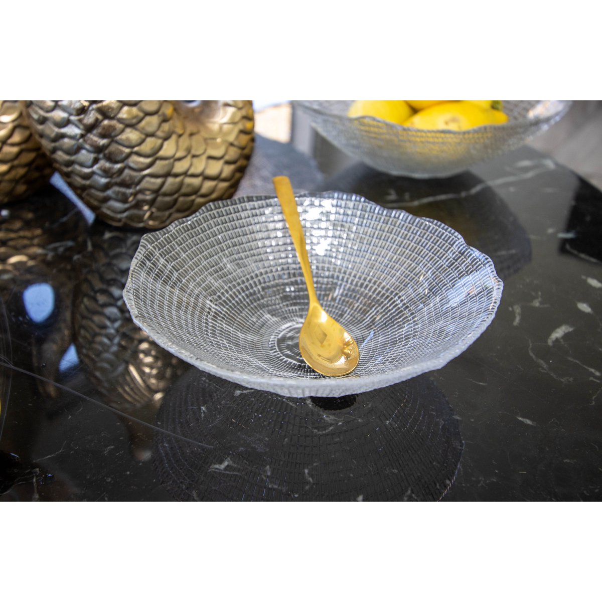 Kom 17 cm glas transparant