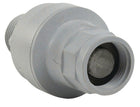 Aquastop mechanisch grijs instelbaar