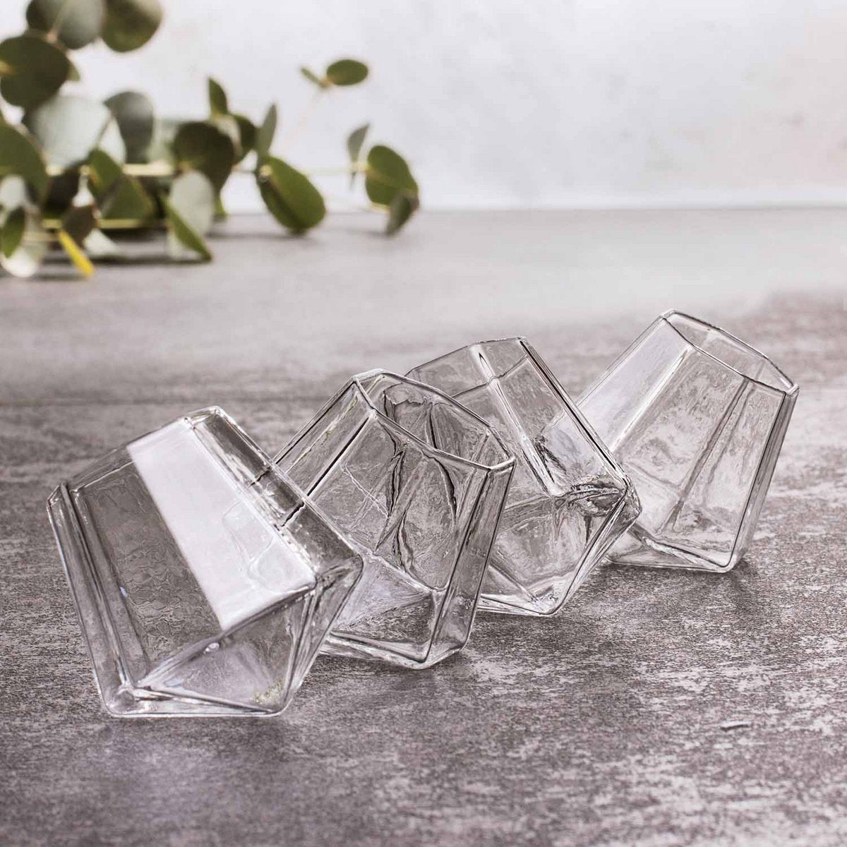 Diamond borrelglaasjes (set van 4)