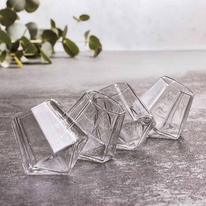 Diamond borrelglaasjes (set van 4)