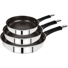 Bergner Alena Frying Pan Set - 3-Piece - Stainless Steel - Induction