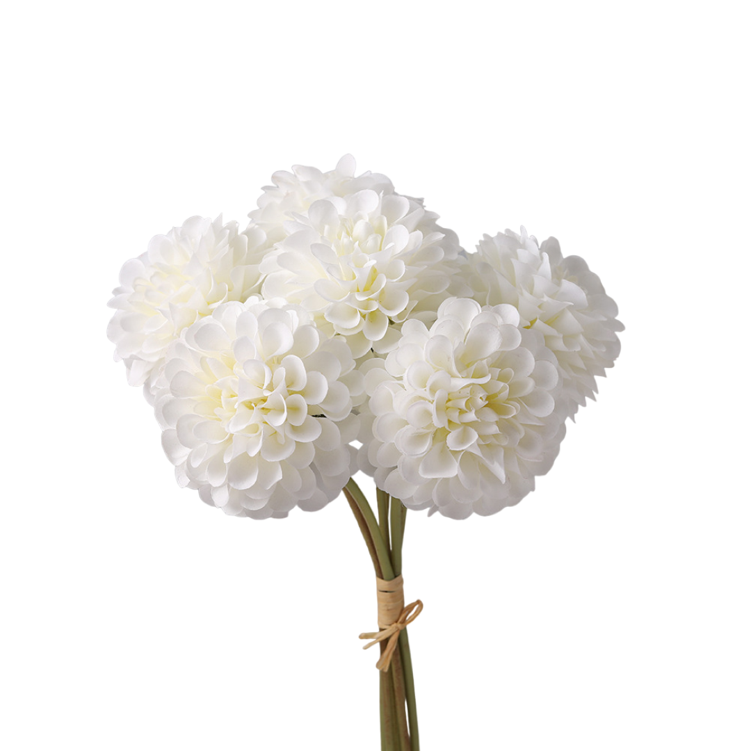 Decoratieve bloem 40 cm wit