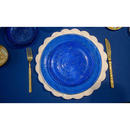 Constellation blue flat plate 28x28x2.5 cm