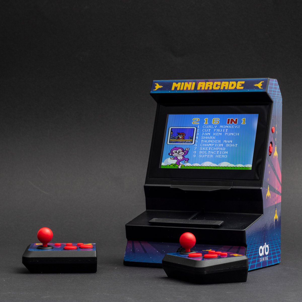 Mini arcade machine 300 games dubbele controller