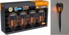 Tuinfakkels solar 4 stuks warm wit