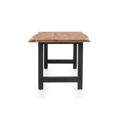 Eettafel massief acaciahout 200x100 cm
