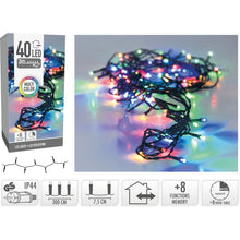 Kerstverlichting 40 Led- 3M - Multicolor - Timer - Lichtfuncties - Geheugen - Buiten