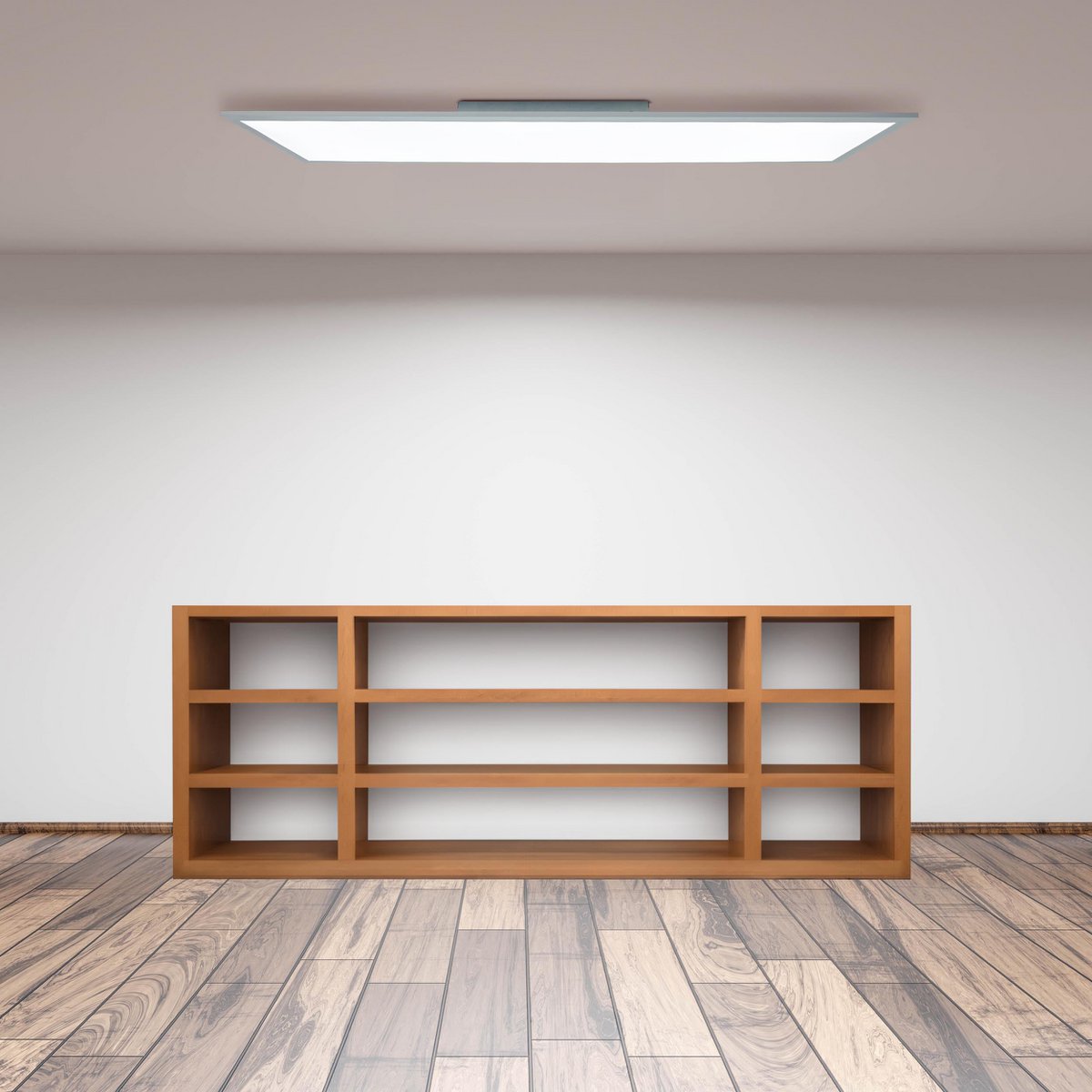 Led Paneel Plafondlamp Nico Wit Met Vaste Led En Functies