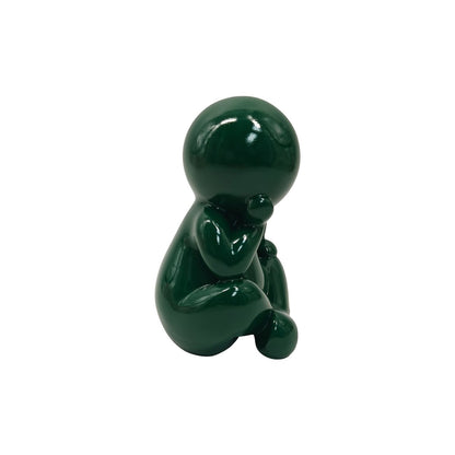 Standbeeld Amigo 35 cm groen polyresin