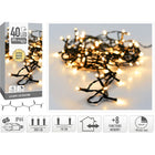 Kerstverlichting 3m 40 LED extra warm wit met timer