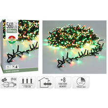 Microcluster - 560 Led - 11M - Three Tone Traditional - Timer - Lichtfuncties - Geheugen - Buiten