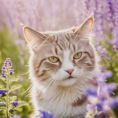 NE & NO® Gift Set Cats Well -being Herbs: Catnint + Valerian Spray + Matatabi Sticks