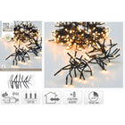 Clusterverlichting 1152 led 8.5m warm wit