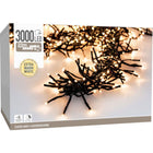 Clusterverlichting 3000 led extra warm wit 22m timer