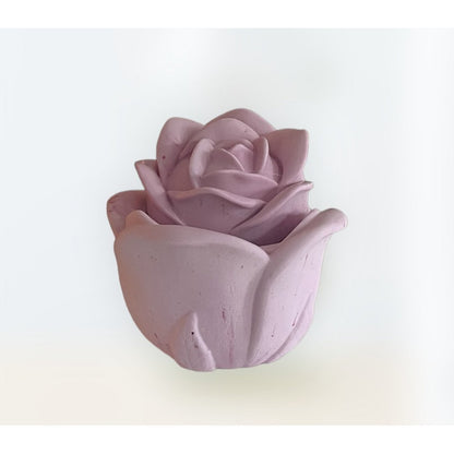 Roosvormige doos 10,6 cm roze