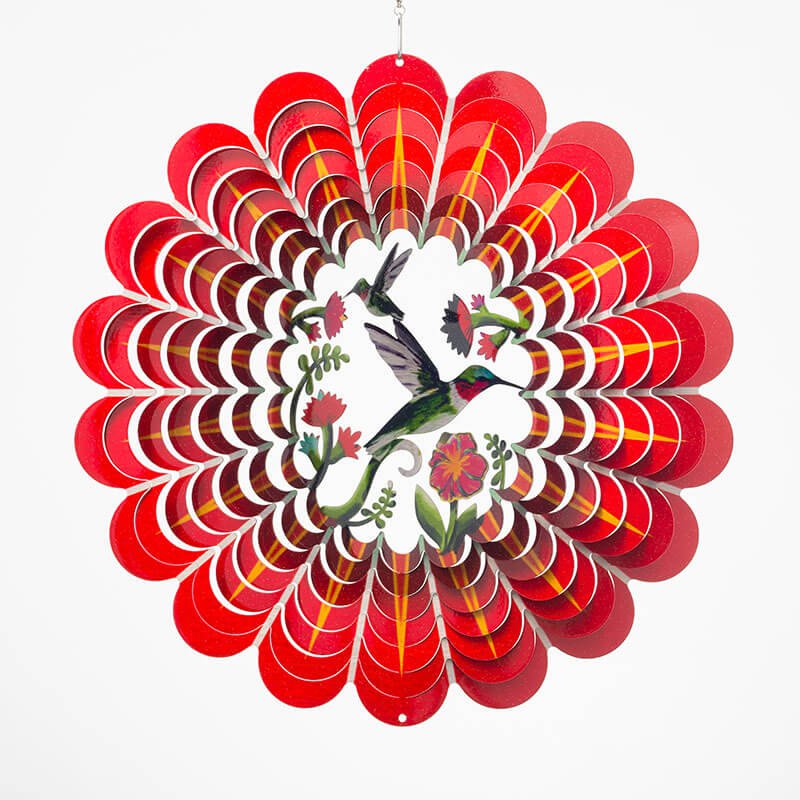 Windspinner kolibrie RVS Ø 30 cm