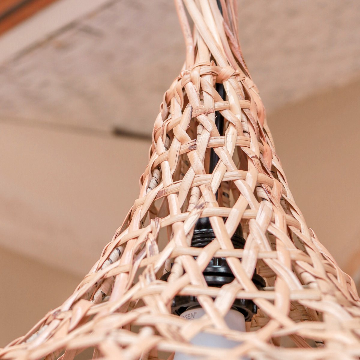 Bamboe Lampenkap Met Kwastjes Natuurlijke Hanglamp GILI