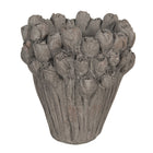 Flower Pot Ø 23x25 cm Grey Stone Flower Pot Indoor
