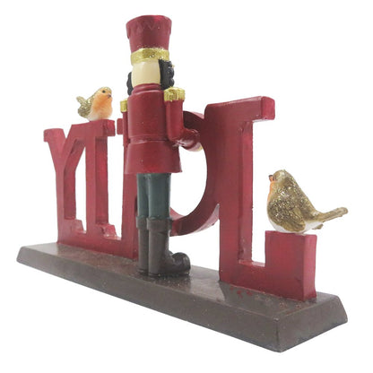 Nutcracker Figurine 18 cm Red Plastic Christmas Decoration