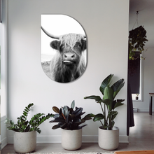 Wanddecoratie Drip 40x60 cm Dibond zwart
