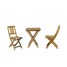 Compacte Balkonzitgroep Met Inklapbare Tafel En Stoelen