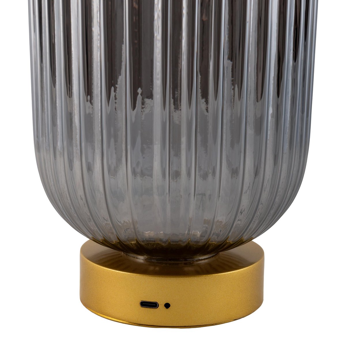 Ackitical Lamp "Luise" gold, classic, gold, with integrated LED, warm white