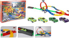 Autobaan speelset met 4 auto's en looping