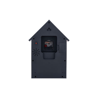 Wandklok hondenhuis 27x37 cm rood
