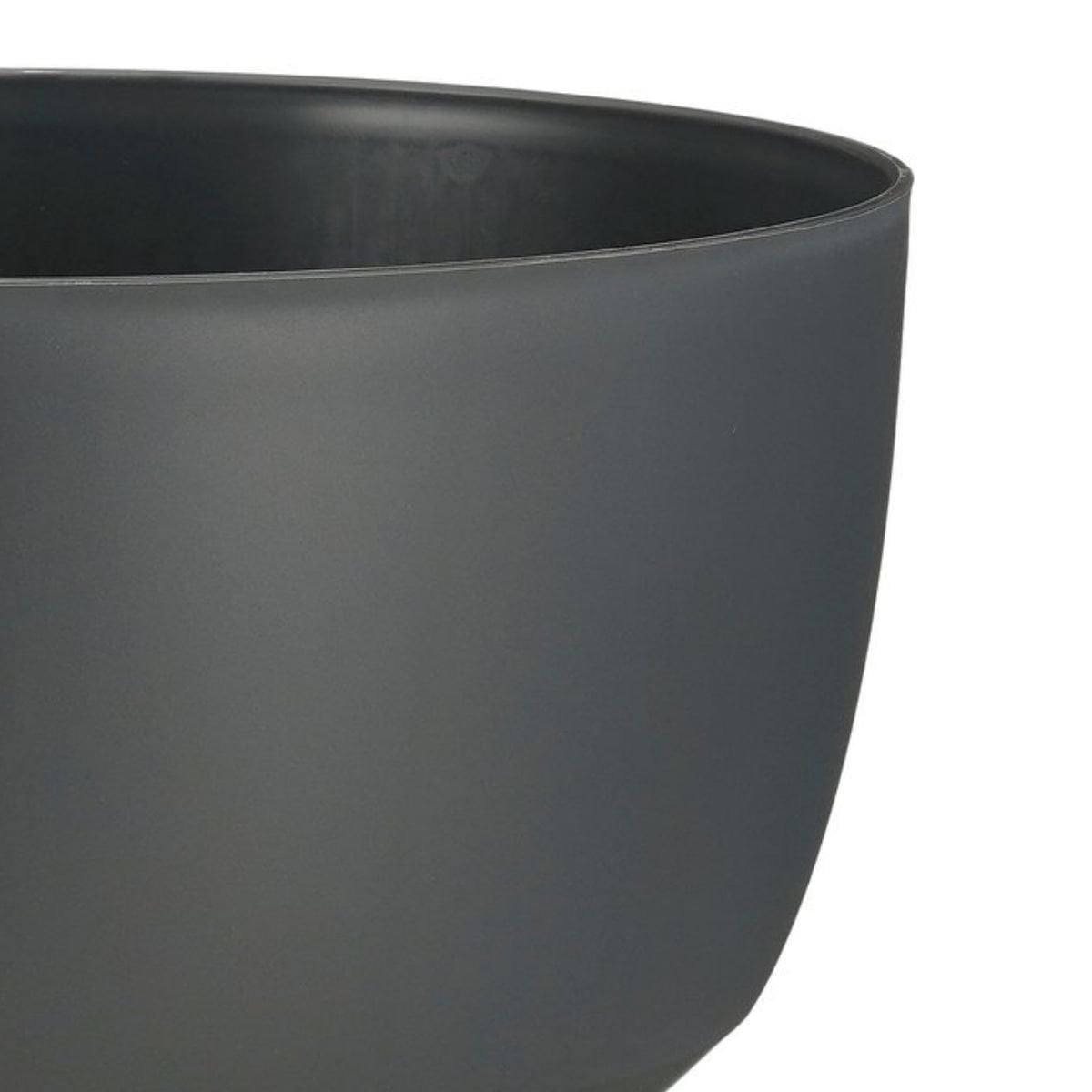 Plantenbak Doppio 33 cm antraciet gerecycled plastic